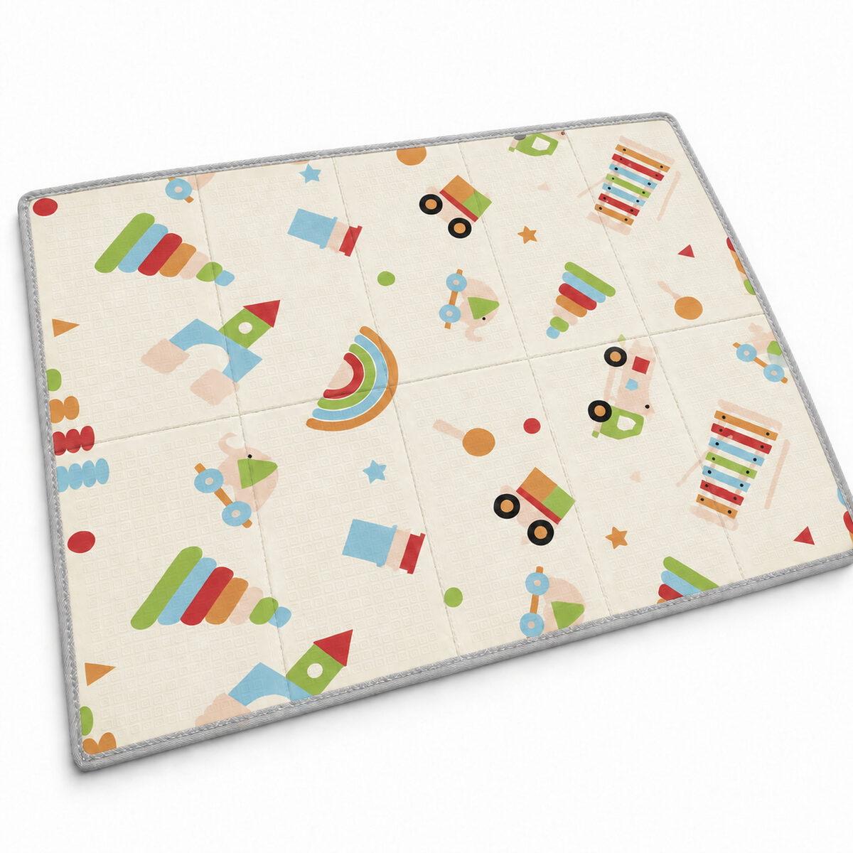 Nuromi Fold XPE mat, Building Blocks design